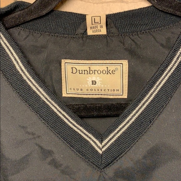 Vintage Dunbrooke Pullover V Neck Windbreaker L - Picture 2 of 7